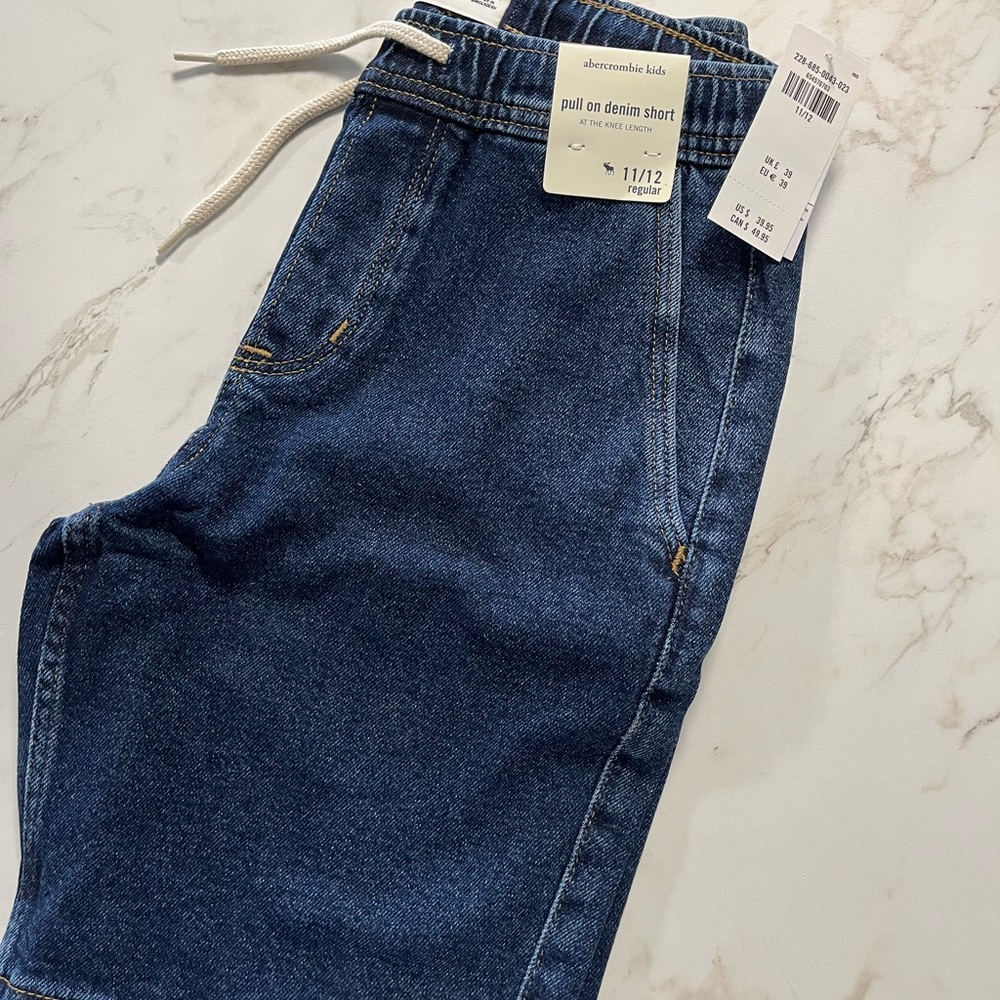 Abercrombie Kids Pull on Denim Short